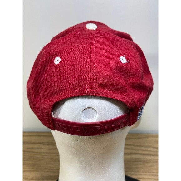Vintage Indiana University‎ IU Hoosiers The Game Circle Logo Snapback Hat Cap - Picture 4 of 9